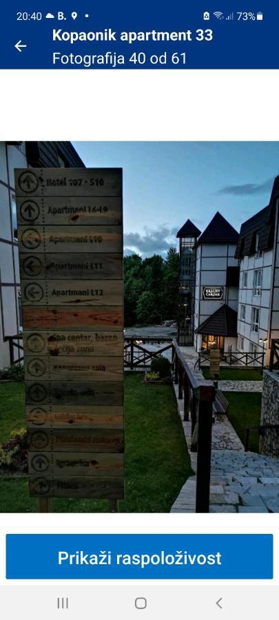 Apartman Kraljevi Cardaci Sadikovic Sa Garazom Kopaonik Esterno foto